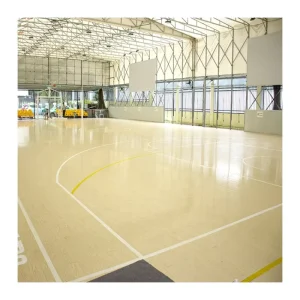 FIBA Level 1 for 3 X 3 Certificate Ball Rebound 96% Wooden Outdoor Volleyball Sport Court Basketball Court Floor