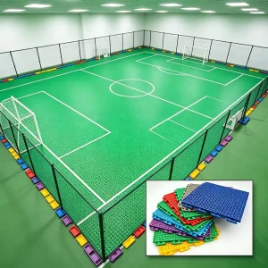 FL150 Modular Waterproof High-Density PP Football Floor Tiles for Outdoor Sports Flooring