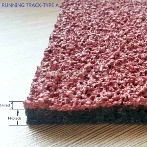 FLR102 Red Spray Coat System Running Track EPDM Rubber Materials FN-CY-2507146