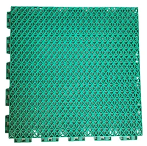 Factory 1 foot * 1 foot Anti slip PP Interlocking Plastic Tile School Design logo