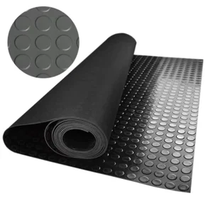 Factory 10mm Thickness Wide Ribbed Round Stud Cow Mattresses Rubber Cow Mat Rubber Mats Horse Stall 6x4ft for Flooring
