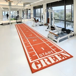 Factory 15mm 25mm Artificial Turf Mat Non-Slip Fitness Grass Flooring for Gym Sled Track CrossFit Workout