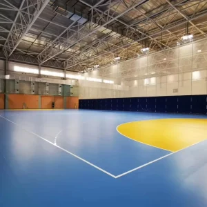 Factory 4mm 5mm 6mm 8mm Basketball Court Outdoor Customized Athletic Floors PVC Sports Flooring