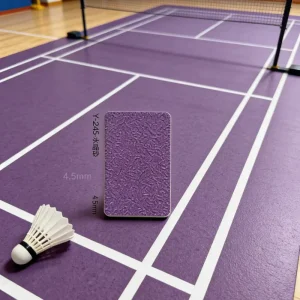Factory Crystal Sand 5 Layer Composite PVC Flooring Shock Absorption Badminton Volleyball Eco Friendly Waterproof Wear