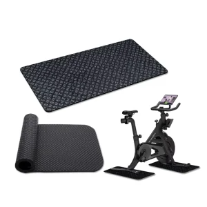 Factory Custom Fitness Equipment Mat, Noise-Reducing, Anti-Slip, Shock-Absorbing, for Stationary Bikes and Vibration Plates