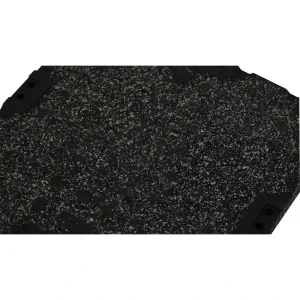 Factory Custom Rubber Tile Wood Grain Commercial Large Size Sports Flooring Gym Flooring Rubber Tiles