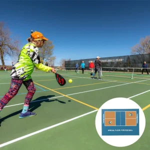 Factory Customized Professional Badminton Court PVC Sports Flooring With 95% Ball Bounce Rate (FIBA Standard) 2m*20m