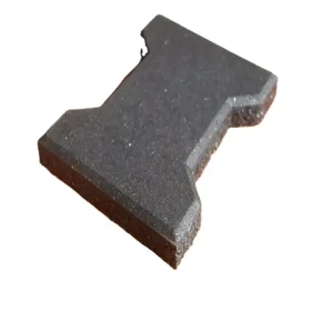 Factory Direct CE Certified High Quality Recycled Rubber Flooring Pavers Wear resistant Dog Bone Shape Outdoor Garden Rubber