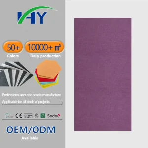 Factory Direct Custom Color PET Modern Acoustic Panels NRC 0.8 High Sound Absorbing for Hotel School Restaurant Bar