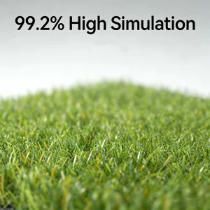 Factory Direct Eco-Friendly No-Glue Woven Artificial Turf Recyclable Synthetic Lawn for Garden Landscape