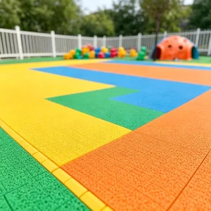 Factory Direct Eco-Friendly Weatherproof Interlocking Tiles High-strength Interlock Sports Floor for Community Recreation Center