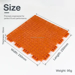 Factory Direct Handball Court Tile System Modular PP Sports Flooring for New Arenas and Venue Upgrade Projects