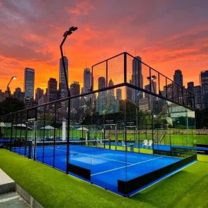 Factory Direct Hot Dip Galvanized Frame Panoramic Padel Court