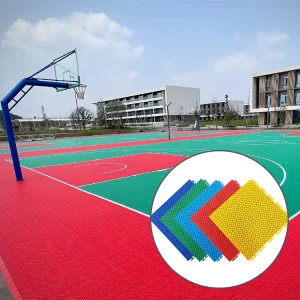 Factory Direct Interlocking Basketball Floor Tiles Outdoor Modular Sports Flooring