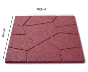 Factory Direct Non Slip Permeable Rubber Floor Tiles for Gardening FN C 25052803Rubber Sheets