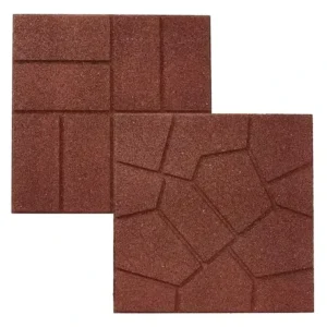 Factory Direct Non Slip Permeable Rubber Floor Tiles for Gardening FN C 25101604 Rubber Sheets