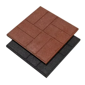 Factory Direct Non-Slip Permeable Rubber Floor Tiles for Gardening Rubber Sheets