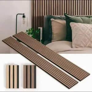 Factory Direct OEM ODM Acoustic Wood Slat Panel Sound Absorbing Wall Cladding