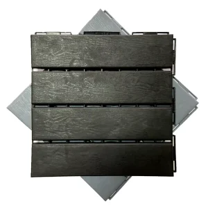 Factory Direct Plastic Interlocking Outdoor Decking Tiles for Balcony Patio Backyard, LHDT-3008