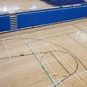 Factory Direct Sales Eco Friendly High Density Maple Wood Flooring Anti Slip Indoor Sport Wood Floor Basketball Court