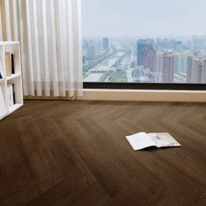 Factory Direct Sales Wood Grain Waterproof Fireproof Hybrid SPC Floor Vinyl Flooring