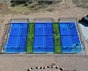 Factory Direct Standard Indoor/Outdoor Padel Court with Optional LED Lighting and Roof