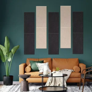 Factory Direct Supply Eco friendly Fireproof Polyester PET Acoustic Panel Traditional Design Soundproof Wall Hotel Apartment