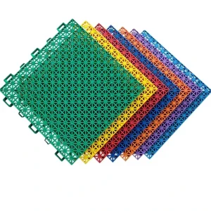 Factory Direct Supply Rubber PP Interlocking Flooring Tiles for Basketball Tennis Badminton Court