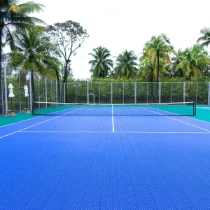 Factory Directly Plastic Sport Floor Tennis Pickleball Court Surface Flooring Professional 44x20ft Full Size Roll Interlocking