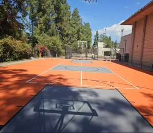 Factory Directly Sales Multifunction Sports Flooring Durable Weather Resistance BSMC SPU Multipurpose Sports Court