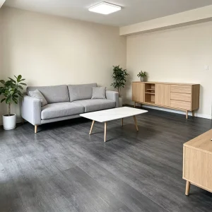 Factory Easy Installation of SPC Wood Flooring 8mm Waterproof Vinyl Board Clip on