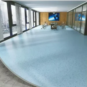 Factory Fire Resistant and Wear Resistant PVC Flooring for Offices Schools Hospitals and Commercial Use