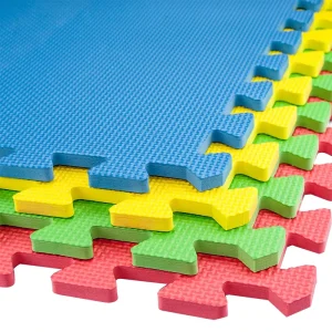 Factory Fitness Puzzle Exercise Mat with EVA Foam Interlocking Tiles Multiple Colors Multiple Sizes