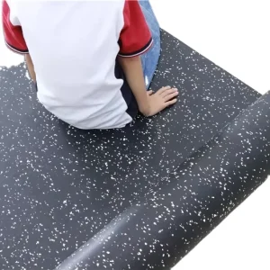 Factory Gym Rubber Flooring Roll EPDM Rubber Sheet Tiles Flooring Mat For Fitness Dumbbell Barbell Area