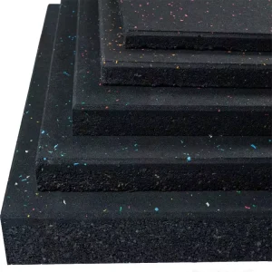 Factory High Elastic 20mm Thick EPDM Gym Rubber Floor Tiles Durable Weightlifting Gym Rubber Mats