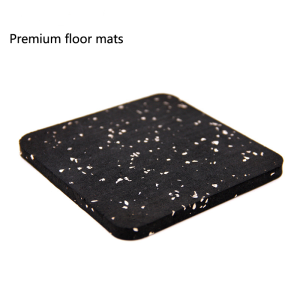 Factory High Quality Wear Resistant 15mm PE Gym Rubber Mats Tennis Court Sports Flooring Gym Rubber Mats Sports Rubber Mats Fitness Mats Sports E