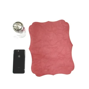 Factory Leather Placemat Waterproof Oilproof Leather Coaster Restaurant Home Dining Table Mat with Custom Logo