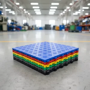 Factory Modular PP Interlocking Roller Skating Sports Field Floor for Outdoor Inline Skating and Hockey with Click Installation