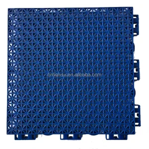 Factory Outdoor Sports Flooring, Interlocking Plastic Tiles for Volleyball, Basketball, and Pickleball Courts