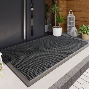 Factory Outlet Top Quality Polyester Outdoor Rugs 3D Elastic Door Entrance Mat Anti Slip Floor Mat