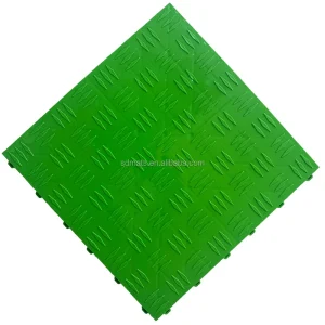 Factory PP Interlocking Plastic Grating, Heavy-Duty Modular Floor Grid for Garage Workshop Carwashing