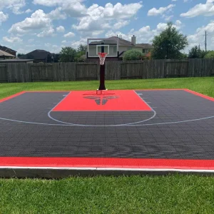 Factory Price DIY Eco Friendly Plastic Sports Field Garden Outdoor Basketball Court Backyard Modular Interlocking Fireproof