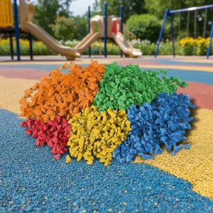 Factory Price EPDM Rubber Granules Eco-Friendly High Elasticity Flooring for Commercial Playground