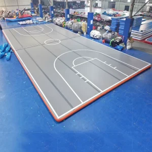 Factory Price Inflatable Basketball Court Sports Indoor Air Track Floor Mat Attractions Inflatable Sport Court