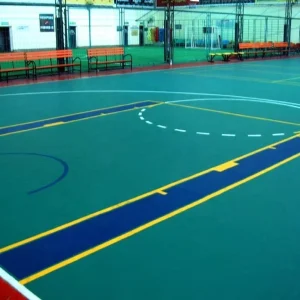 Factory Price Modern Vinyl 3.5mm 3D Court Gym Flooring 6mm Anti Slip PVC Eco Friendly Indoor Garage