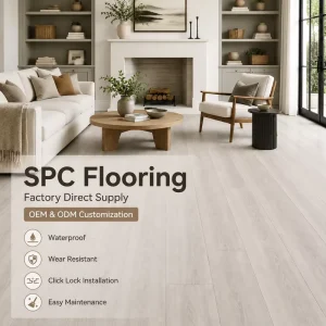 Factory Price Vinyl Flooring Waterproof 4mm Spc Flooring 5mm 6mm for Indoor Home