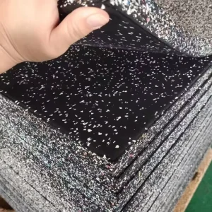 Factory Price Wear Resistant Gym Rubber Floor Mat Shock Absorbing Waterproof Soundproof Anti Slip Odorless Garden Hall Workout