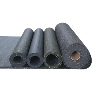 Factory Rubber Floor Mat Rolls with Shock Absorption for Gym and Fitness Rooms