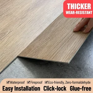 Factory SPC Flooring Commercial Waterproof Fire Resistant Office