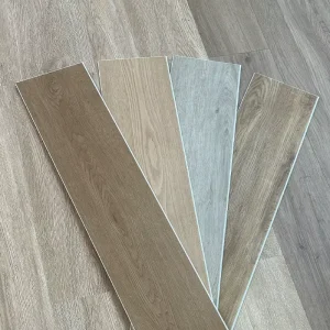 Factory SPC Luxury Vinyl Floor Plank 6mm PVC Click-Lock Waterproof Plastic Flooring with IXPE